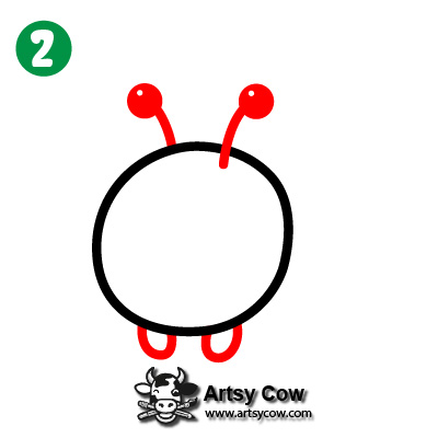 Drawing Bumble Bee's Antennas
